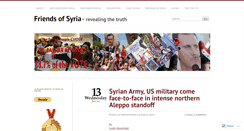 Desktop Screenshot of friendsofsyria.wordpress.com