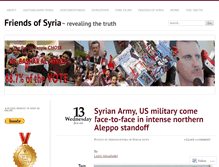 Tablet Screenshot of friendsofsyria.wordpress.com