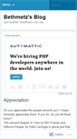 Mobile Screenshot of bethmetz.wordpress.com