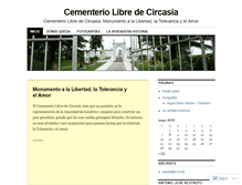 Tablet Screenshot of cementeriolibre.wordpress.com