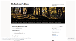 Desktop Screenshot of mrfogleman.wordpress.com