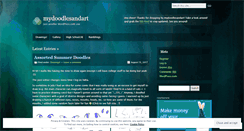 Desktop Screenshot of mydoodlesandart.wordpress.com