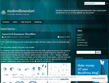 Tablet Screenshot of mydoodlesandart.wordpress.com