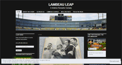 Desktop Screenshot of lambeauleap.wordpress.com