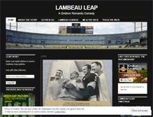 Tablet Screenshot of lambeauleap.wordpress.com