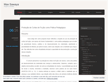 Tablet Screenshot of maxsawaya.wordpress.com