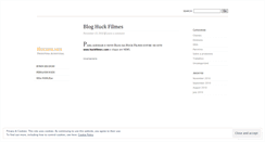 Desktop Screenshot of huckfilmes.wordpress.com