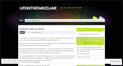 Desktop Screenshot of lifeinthefarcelane.wordpress.com
