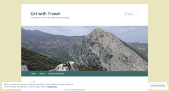 Desktop Screenshot of girlwithtrowel.wordpress.com