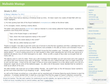 Tablet Screenshot of malleablemusings.wordpress.com