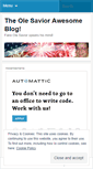 Mobile Screenshot of olesavior.wordpress.com