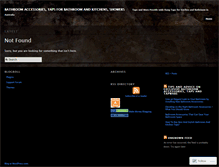 Tablet Screenshot of bathroomtapsaccessories.wordpress.com