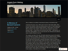 Tablet Screenshot of angeladunn.wordpress.com
