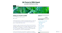 Desktop Screenshot of airforcetomba.wordpress.com