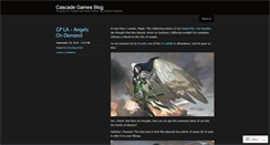 Desktop Screenshot of cascadegames.wordpress.com