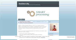 Desktop Screenshot of marykidson.wordpress.com