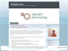 Tablet Screenshot of marykidson.wordpress.com