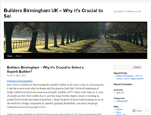 Tablet Screenshot of buildersbirmingham33.wordpress.com