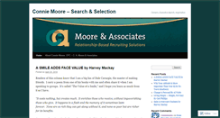 Desktop Screenshot of conniemoore1.wordpress.com