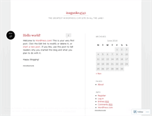 Tablet Screenshot of inagunke4541.wordpress.com
