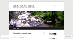 Desktop Screenshot of eclecticcollectivemedical.wordpress.com