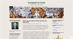 Desktop Screenshot of compartirencristo.wordpress.com
