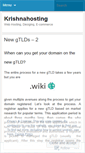 Mobile Screenshot of krishnahosting.wordpress.com