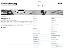 Tablet Screenshot of krishnahosting.wordpress.com