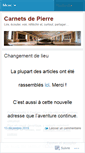 Mobile Screenshot of carnetsdepierre.wordpress.com
