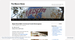 Desktop Screenshot of masonnews.wordpress.com