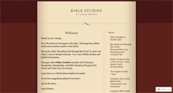 Desktop Screenshot of biblestudies1.wordpress.com