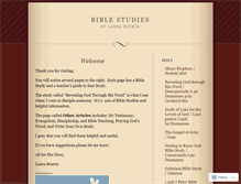 Tablet Screenshot of biblestudies1.wordpress.com