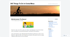 Desktop Screenshot of 365thingscostamesa.wordpress.com