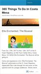 Mobile Screenshot of 365thingscostamesa.wordpress.com