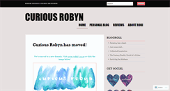 Desktop Screenshot of curiousrobyn.wordpress.com