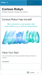 Mobile Screenshot of curiousrobyn.wordpress.com