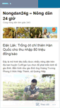 Mobile Screenshot of nongdan24g.wordpress.com