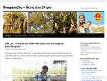 Tablet Screenshot of nongdan24g.wordpress.com