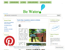 Tablet Screenshot of mybewater.wordpress.com