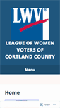 Mobile Screenshot of lwvcc.wordpress.com