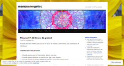 Desktop Screenshot of manejoenergetico.wordpress.com