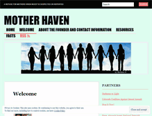 Tablet Screenshot of motherhaven.wordpress.com