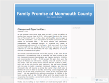 Tablet Screenshot of familypromisemc.wordpress.com