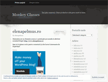 Tablet Screenshot of monkeyglasses.wordpress.com