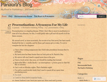 Tablet Screenshot of panaura.wordpress.com