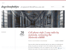 Tablet Screenshot of dxgvitoufmbjrc.wordpress.com