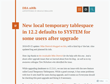 Tablet Screenshot of dban00b.wordpress.com