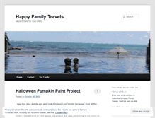 Tablet Screenshot of happyfamilytravels.wordpress.com