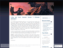 Tablet Screenshot of huntobhunted.wordpress.com