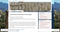 Desktop Screenshot of paganreveries.wordpress.com